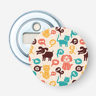 Décapsuleur Motif avec les chats et les chiens drôles