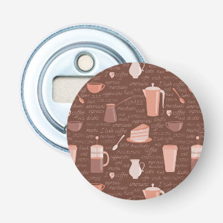 Décapsuleur Motif avec les éléments relatifs de café