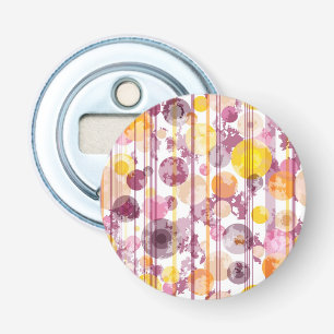 Décapsuleur Motif blanc rayé tacheté