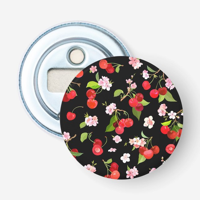 Décapsuleur Motif cerise 2 (Devant)