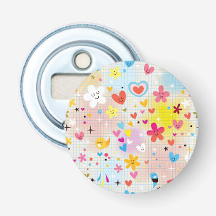 Décapsuleur motif de bande dessinée d'amusement