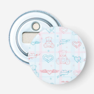 Décapsuleur motif de bébé avec l'ours de nounours