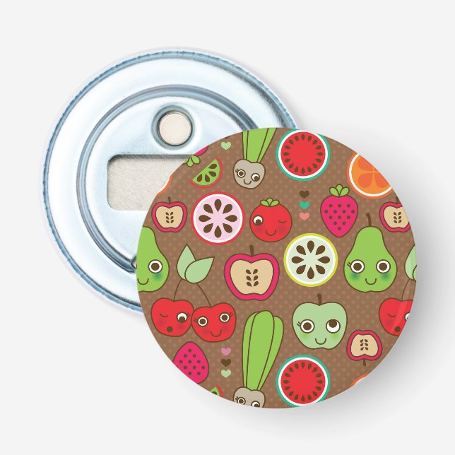 Décapsuleur Motif de cuisine de fruit (Devant)