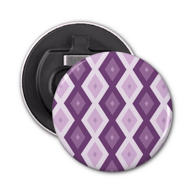 Décapsuleur Motif de diamant violet (Devant)