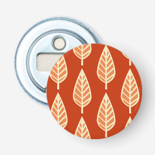 Décapsuleur Motif de feuille de hêtre - Tons de mandarine oran