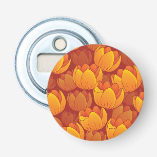 Décapsuleur Motif de fleur d'or