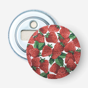 Décapsuleur Motif de fraises et de crème