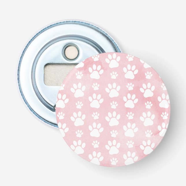 Décapsuleur Motif De Pâtes, Patrouilles Blanches, Aquarelles,  (Devant)