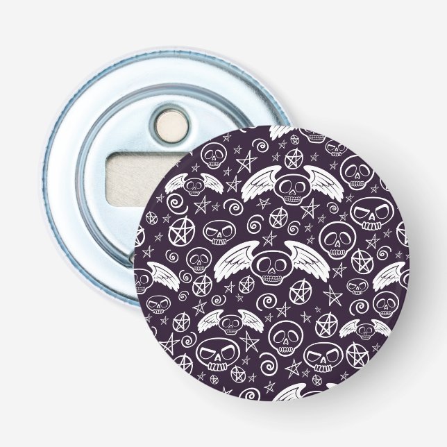 Décapsuleur Motif de "vaudou" (Devant)