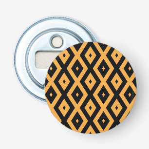 Décapsuleur Motif en diamant jaune et noir