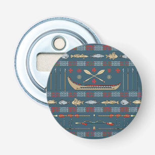 Décapsuleur Motif ethnique de pêche