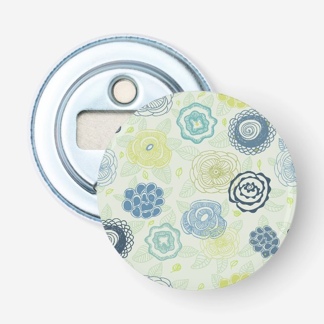 Décapsuleur Motif floral élégant avec les fleurs mignonnes (Devant)