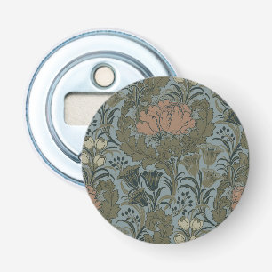 Décapsuleur Motif floral victorien antique terre cuite sauge