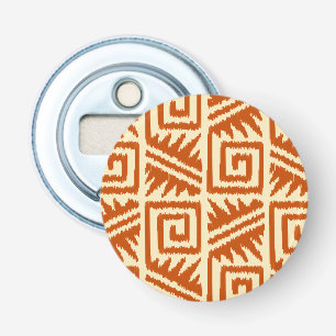 Décapsuleur Motif Ikat Aztec - Mandarin et orange clair