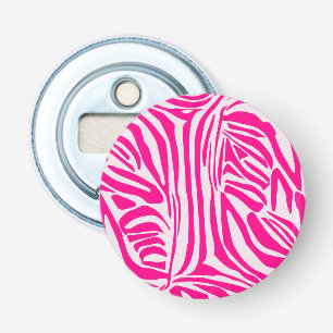 Décapsuleur Motif imprimé zèbre rose