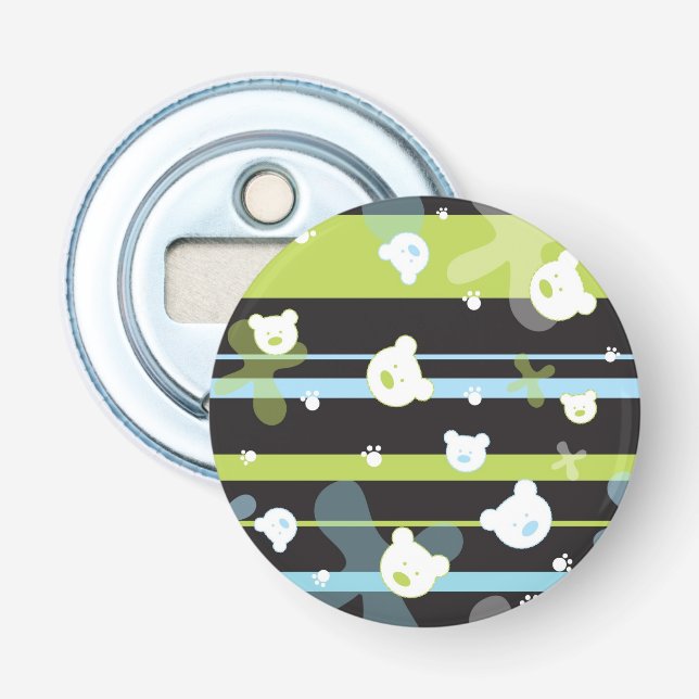 Décapsuleur Motif mignon avec peu d'ours (Devant)