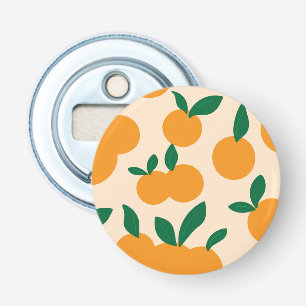Décapsuleur Motif Oranges De Fruits Citriques De Style Moderne