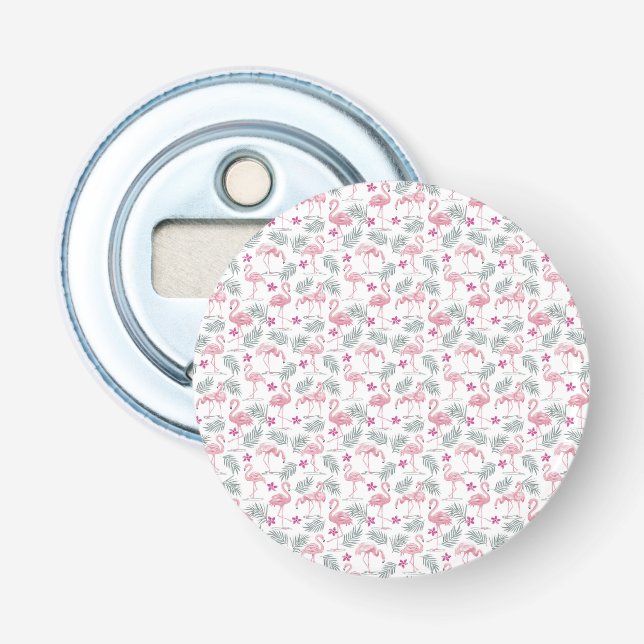 Décapsuleur Motif répété mignon des oiseaux de cygne (Devant)