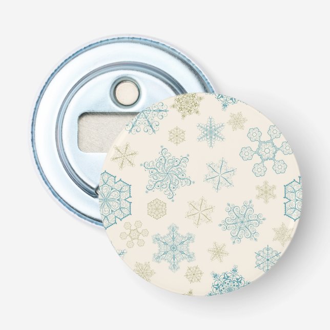 Décapsuleur Motif Snowflake (Devant)