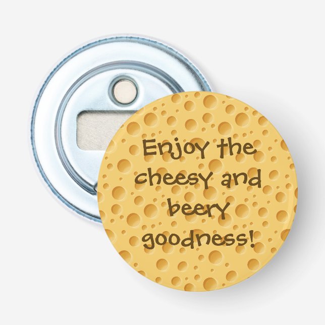 Décapsuleur Motif suisse au fromage (Devant)