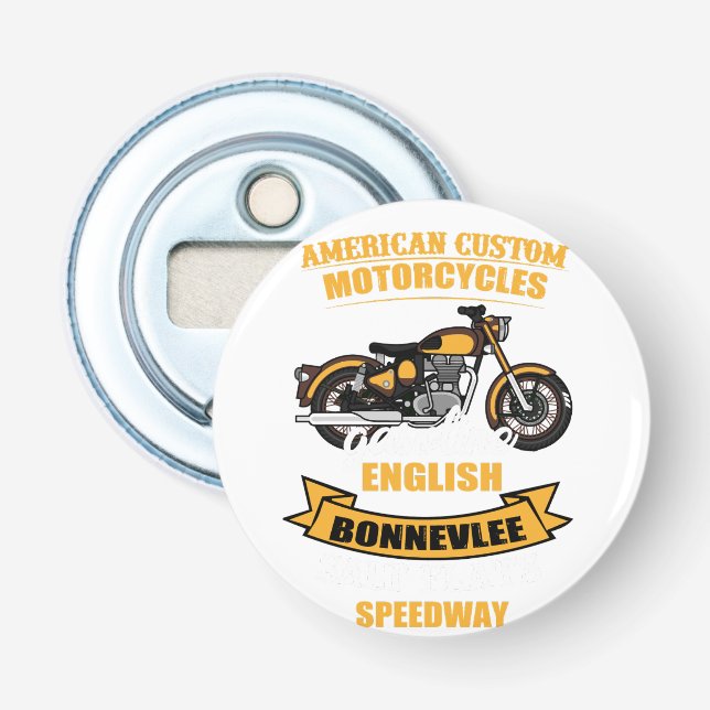Décapsuleur Moto American Custom Bonneville Speedway (Devant)