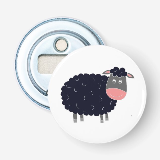 Décapsuleur Moutons noirs de bêlement de bêlement (Devant)