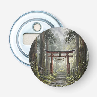 Décapsuleur Mystical forest and torii gate that symbolizes it