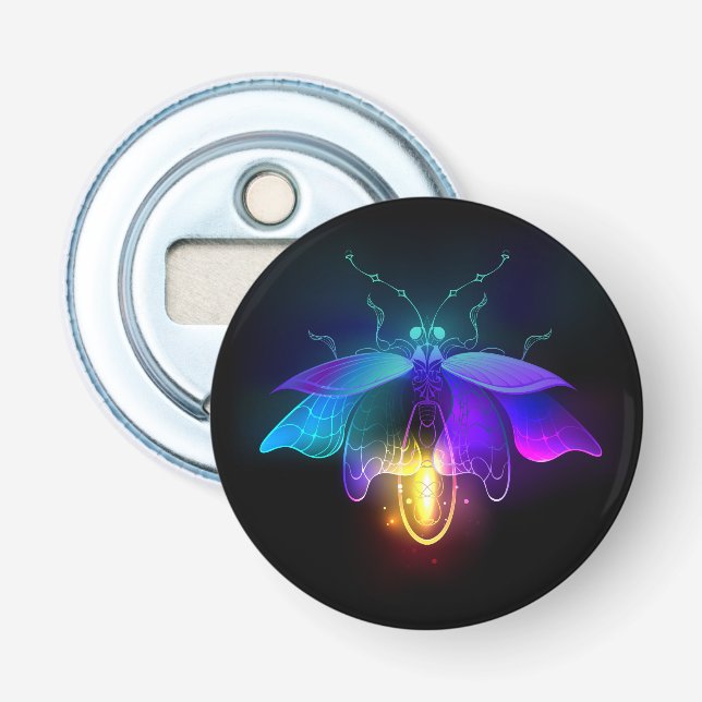Décapsuleur Neon Firefly sur noir (Devant)