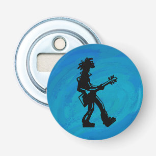 Décapsuleur New York Boogie Nights Guitare Bleu