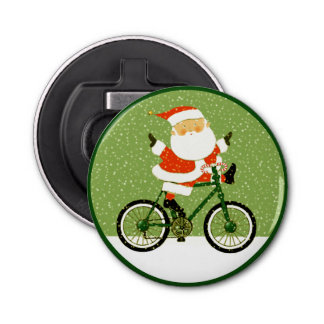 Décapsuleur Noël à vélo