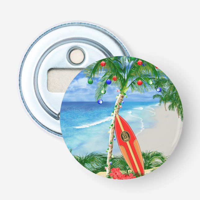 Décapsuleur Noël de plage (Devant)