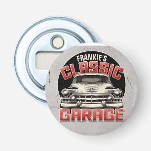 Décapsuleur NOM Personnalisé Classic Car Garage Custom Shop