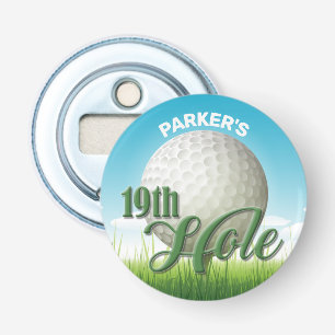 Décapsuleur NOM Personnalisé Golfer Golf Pro Ball 19th Hole