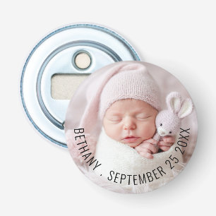 Décapsuleur Nom photo du bébé Date de naissance
