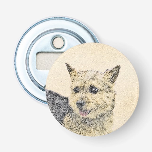 Décapsuleur Norwich Terrier Peinture - Cute Original Chien Art (Devant)