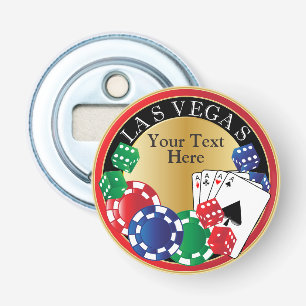 Décapsuleur Nuit de Poker Rouge   Texte do-it-yourself