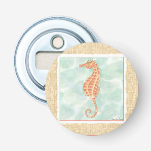 Décapsuleur Ocean Orange Seahorse