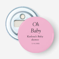 Oh bébé ajouter nom baby shower date simple minimu