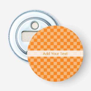 Décapsuleur Orange Combination Checkerboard par Shirley Taylor