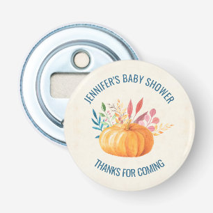 Décapsuleur Orange Watercolor Citrouille Automne saison Baby s