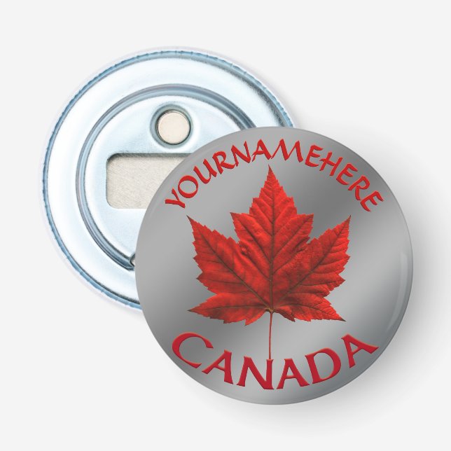 Décapsuleur Ouverture de bouteille Canada Custom Canada Souven (Devant)