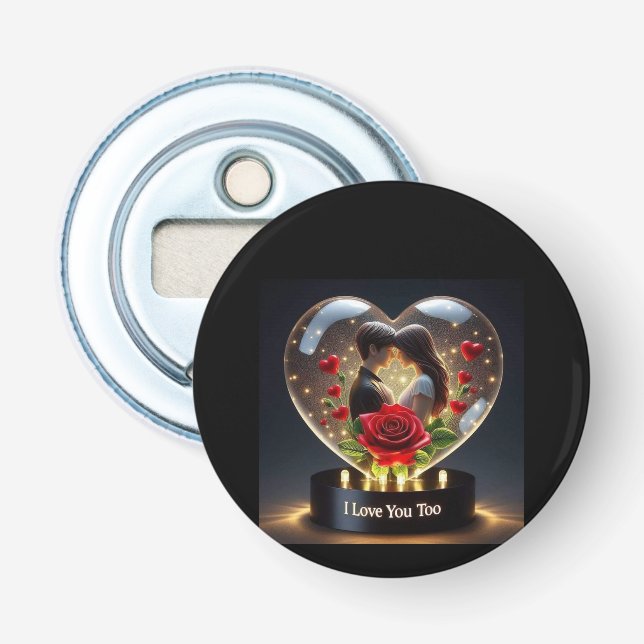 Décapsuleur Ouverture de la bouteille de bouton (Devant)