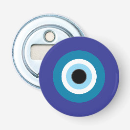 Décapsuleur Ouverture de la bouteille d'oeil bleu rond