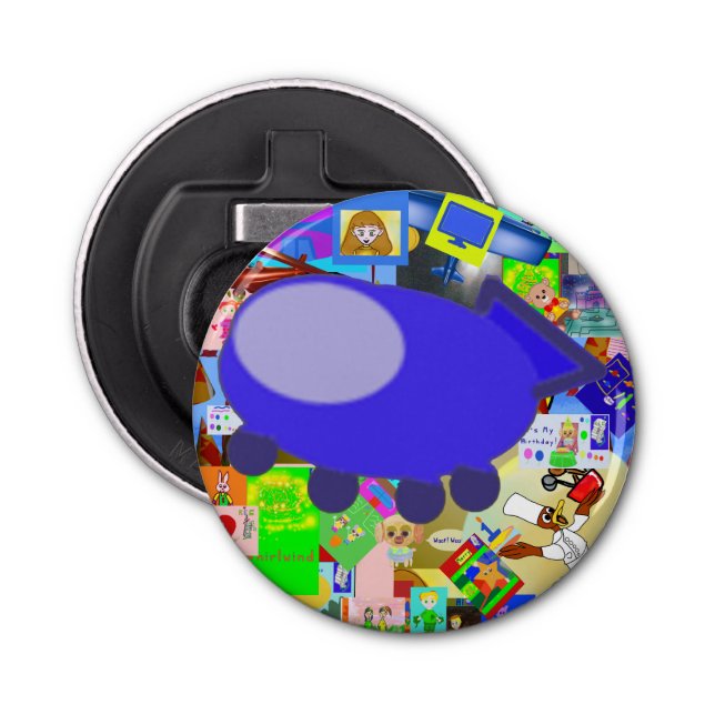 Décapsuleur Ouverture de la bouteille du bouton spatial (Devant)