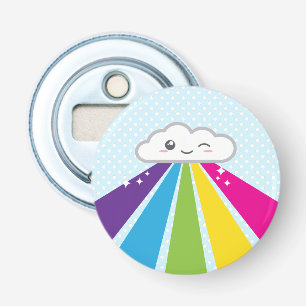 Décapsuleur Ouverture du nuage et de la bouteille arc-en-ciel 