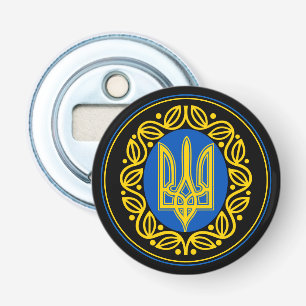 Décapsuleur Ouvrage de bouteille de drapeau ukrainien, Parti d