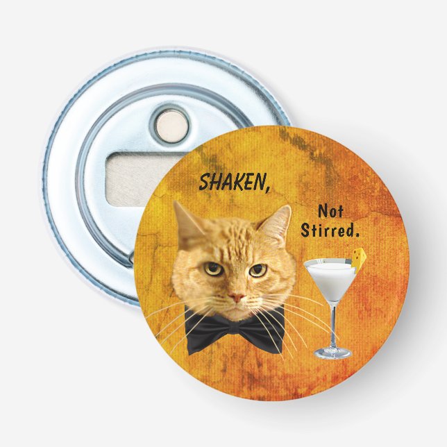Décapsuleur Ouvrage de la bouteille de gingembre "Shaken, not  (Devant)