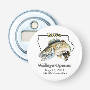 Décapsuleur Ouvrage personnalisé du lac et de la date Iowa Wal
