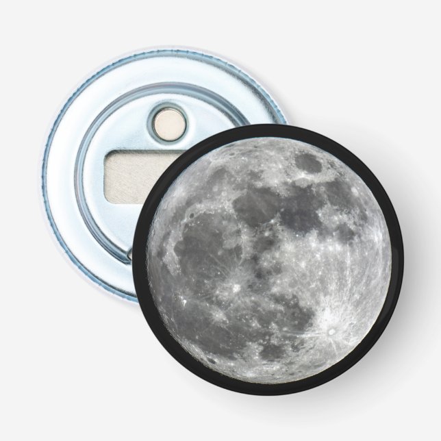 Décapsuleur Ouvreur de bouteille soutenu par aimant de lune de (Devant)