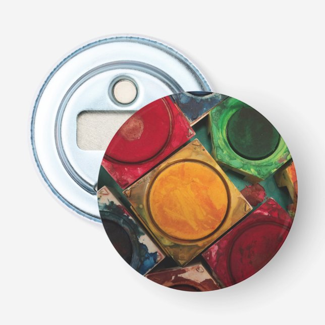 Décapsuleur Palette de boîte à peinture aquarelle pour artiste (Devant)